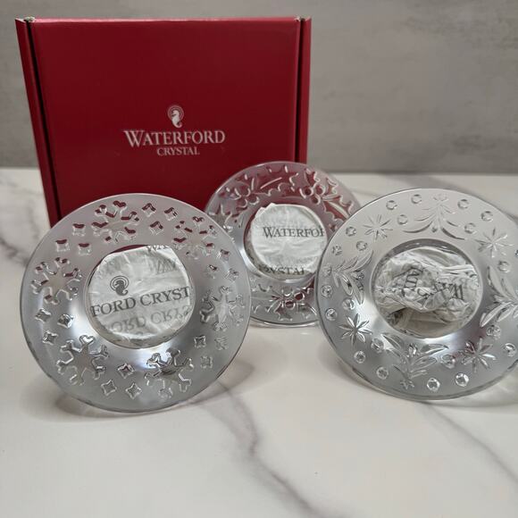 Waterford | Holiday Votive Candle Holders (Set of 3) - Picture 1 of 9